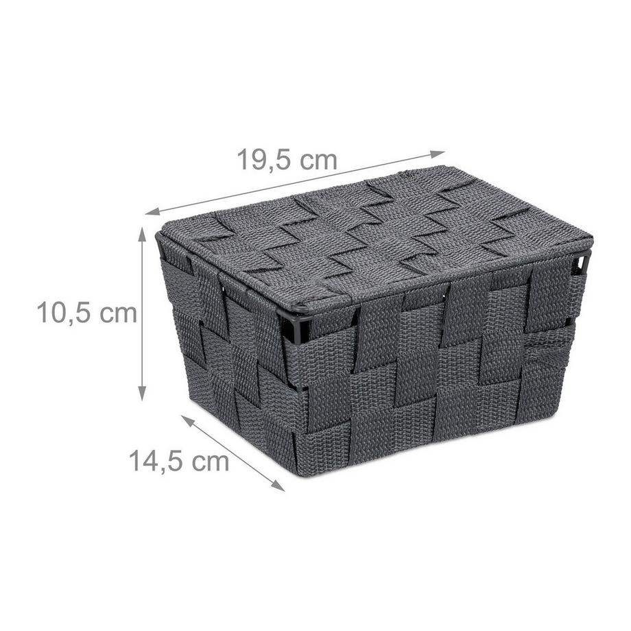 B2X Cestino portaoggetti con coperchio  