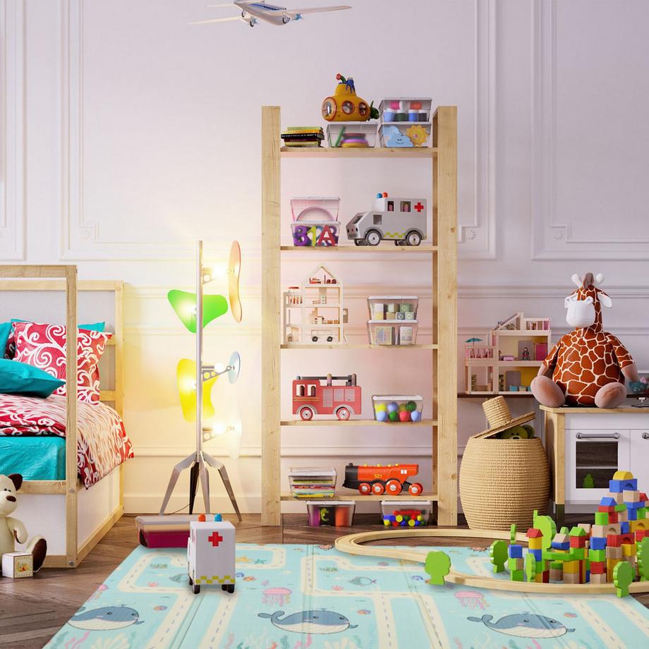 B2X Tapis de jeu pliable avec de jolis motifs d'animaux  