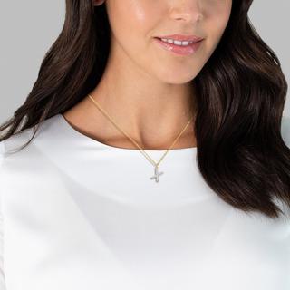 Glanzstücke München  Femme Collier en argent Lettre X 