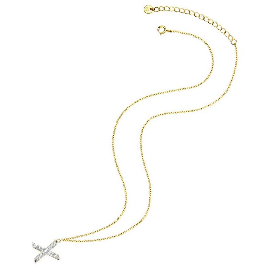 Glanzstücke München  Femme Collier en argent Lettre X 