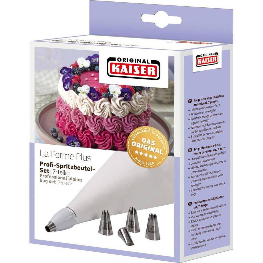 Kaiser  La Forme Plus - Spritzbeutel-Set 7-teilig 