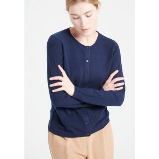 Studio Cashmere8 LILLY 4 Taillierte Strickjacke mit Rundhalsausschnitt  