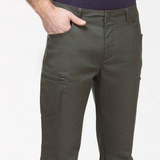 QUECHUA  Pantaloni da trekking uomo regular fit cotone 