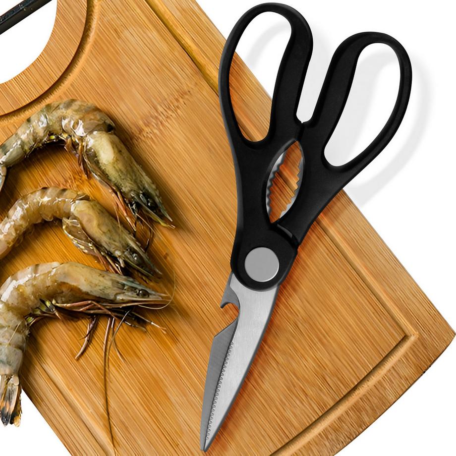 Cheffinger Set de Couteaux 7 Pièces Manches Aspect Bois  