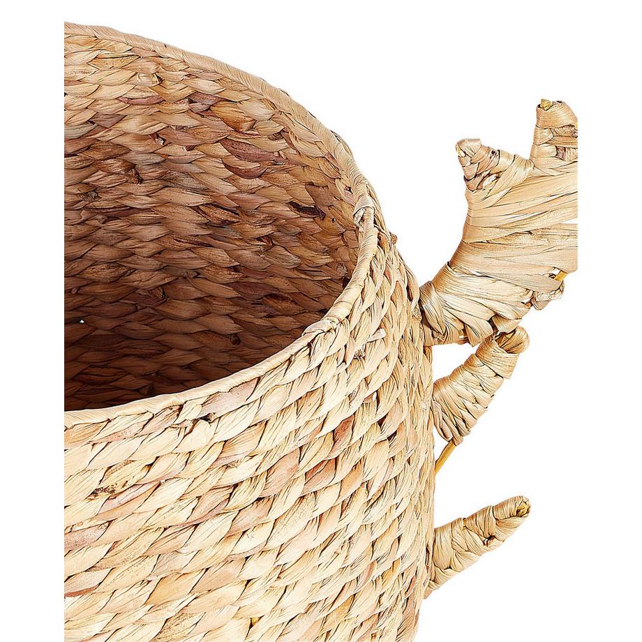 Beliani Korb en Fibre de jacinthe d'eau Boho KAKAMAS  