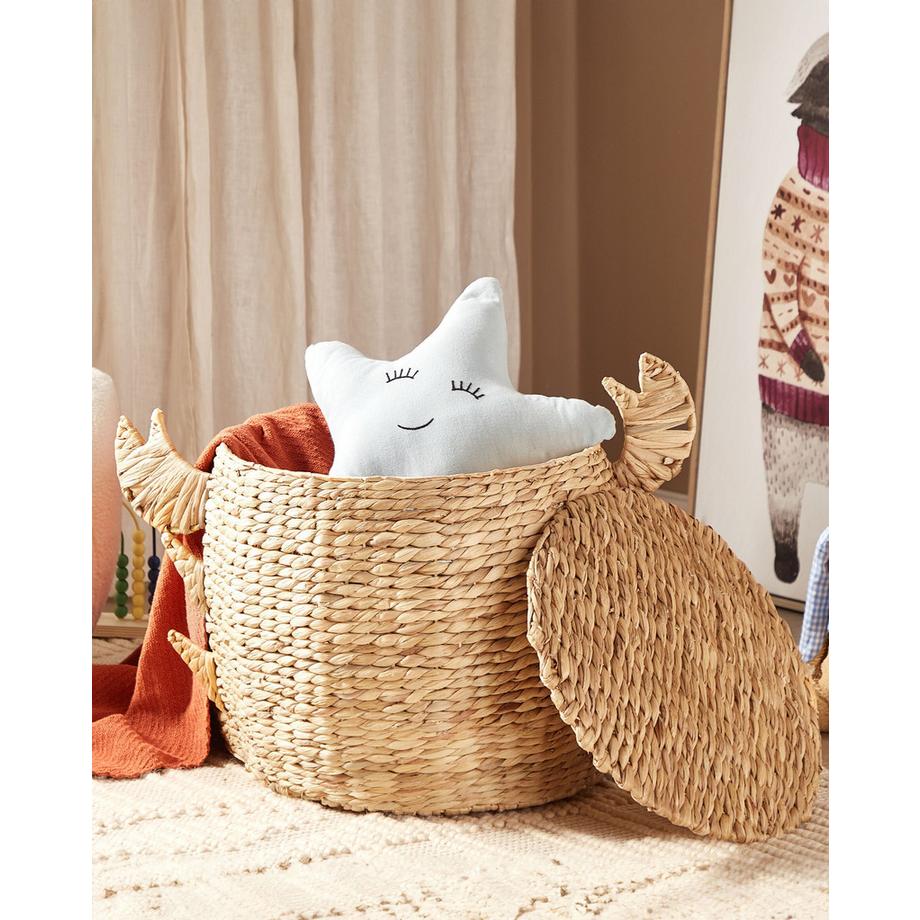 Beliani Korb en Fibre de jacinthe d'eau Boho KAKAMAS  