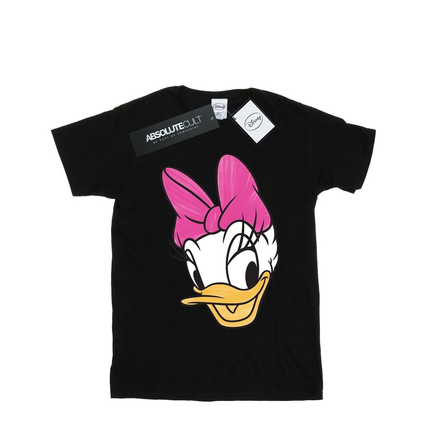 Image of Daisy Duck Head Painted Tshirt Damen Schwarz L