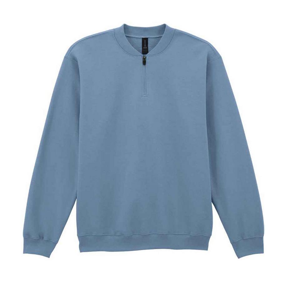 SweaT-Shirt, Mit Kurzem Reißverschluss, Mittelschwer