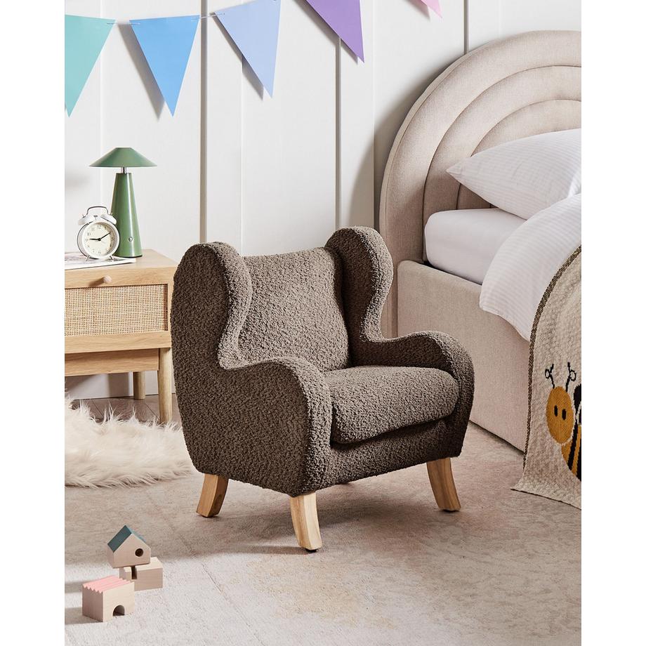 Beliani Kindersessel aus Bouclé Modern FARUM  