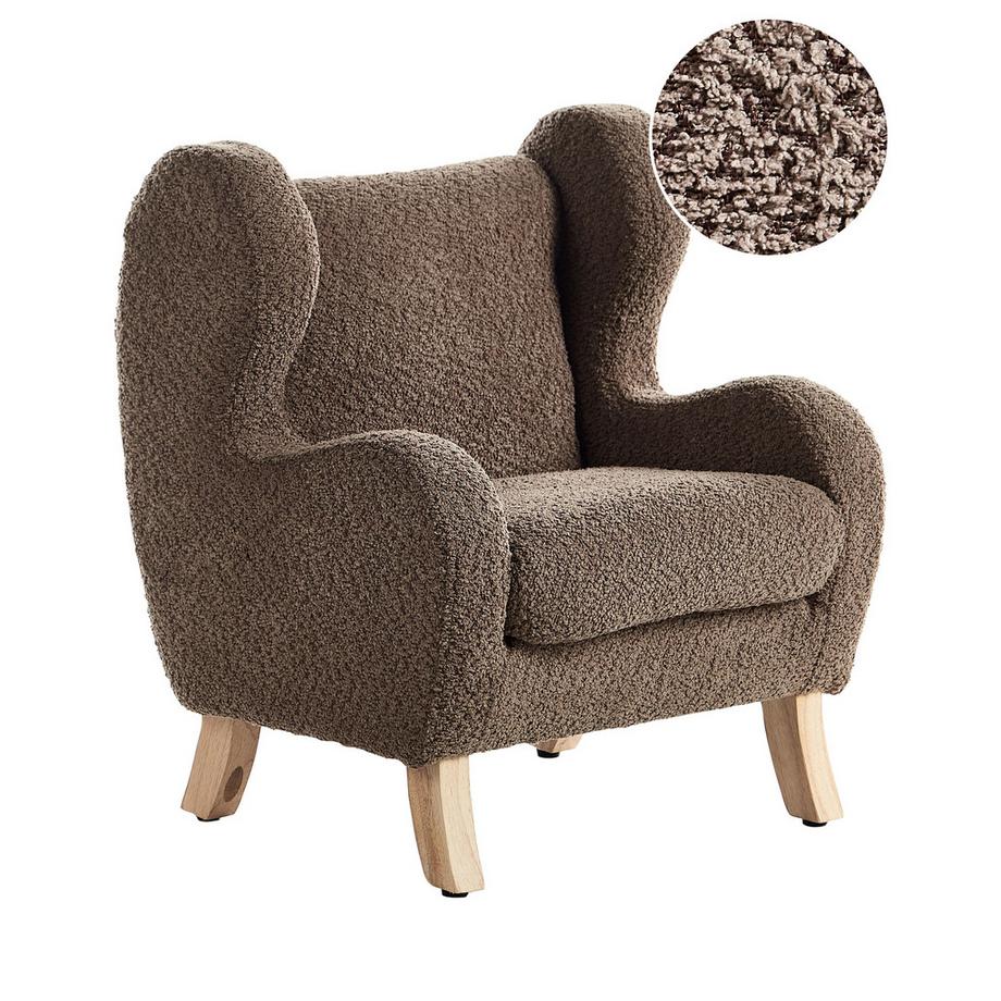 Kindersessel aus Bouclé Modern FARUM