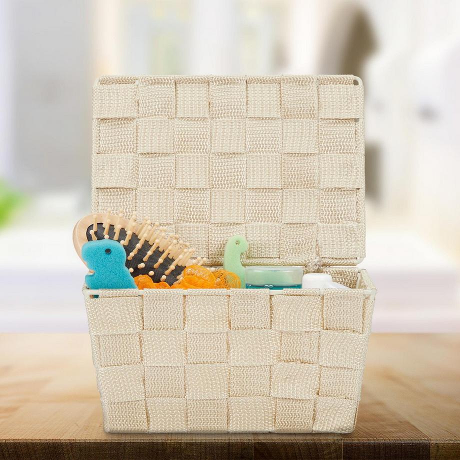 B2X Panier de rangement avec couvercle  