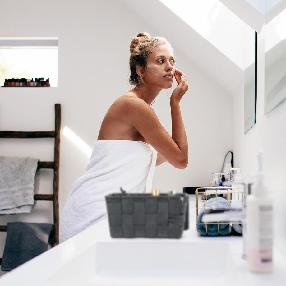 B2X Panier de rangement avec couvercle  