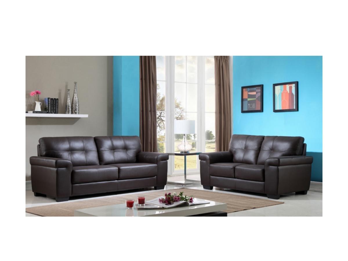 Image of Couchgarnitur Leder 3+2 HAZEL Couchgarnitur Leder 3+2 HAZEL