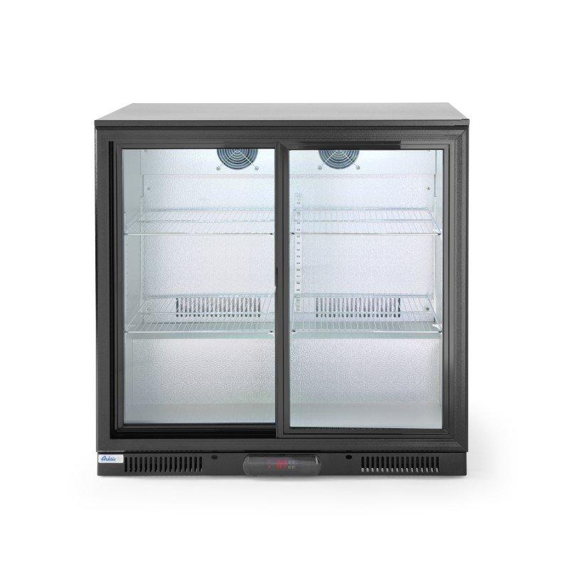 HENDI Bar Kühlschrank mit Schiebetüren 197 L  
