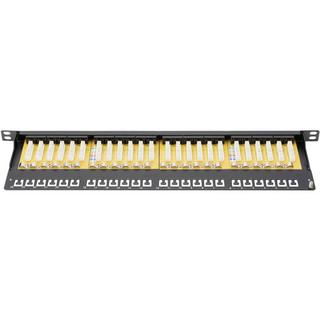 Digitus  24 Porte Patchpanel di rete 483 mm (19) CAT 6 0.5 U pronto all'uso 