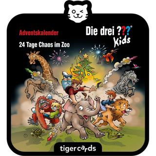 Tigermedia tigercard Die drei ??? Kids - 24 Tage Chaos im Zoo - Adventskalender (DE)  