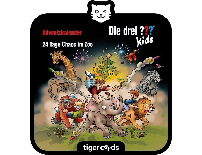 Tigermedia tigercard Die drei ??? Kids - 24 Tage Chaos im Zoo - Adventskalender (DE)  