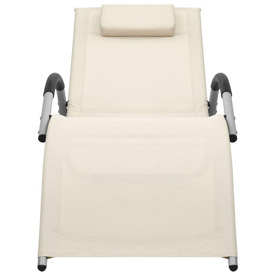VidaXL Chaise longue tissu  