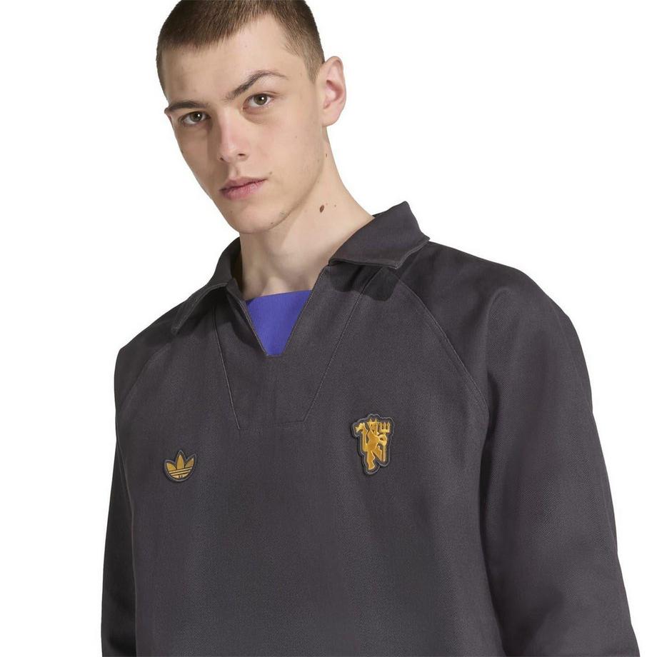 adidas Terrace Icons Drilltop Maglia a Maniche Lunghe  