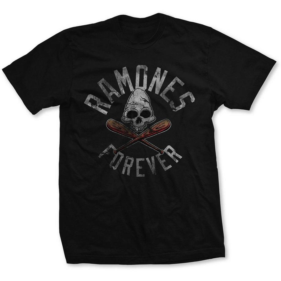 Ramones Forever T-Shirt Crâne et Chauves-souris  