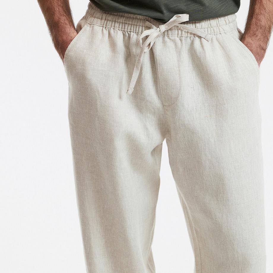 La Redoute Collections Leinen Straight Leg Hose  