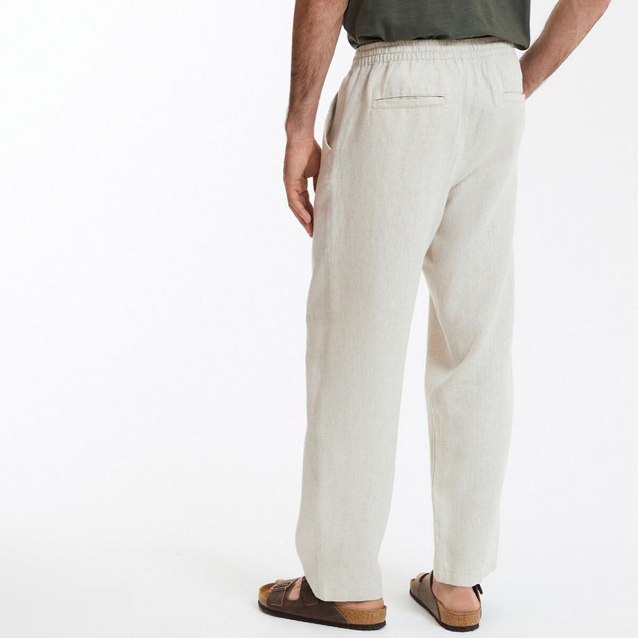 La Redoute Collections Leinen Straight Leg Hose  