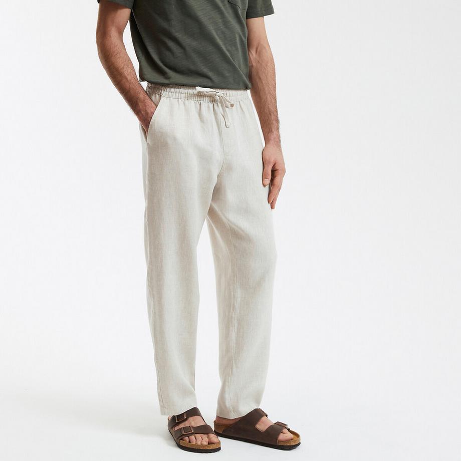 La Redoute Collections Leinen Straight Leg Hose  