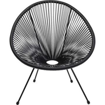 Fauteuil Acapulco Noir