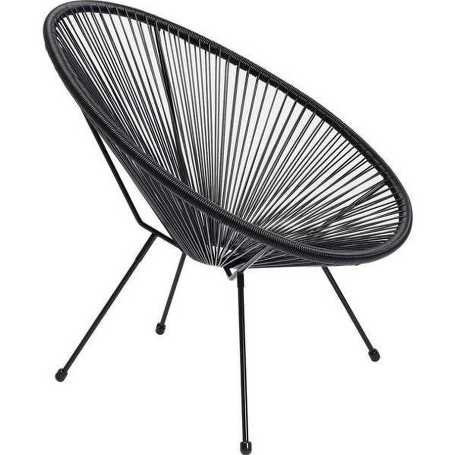 KARE Design Fauteuil Acapulco Noir  