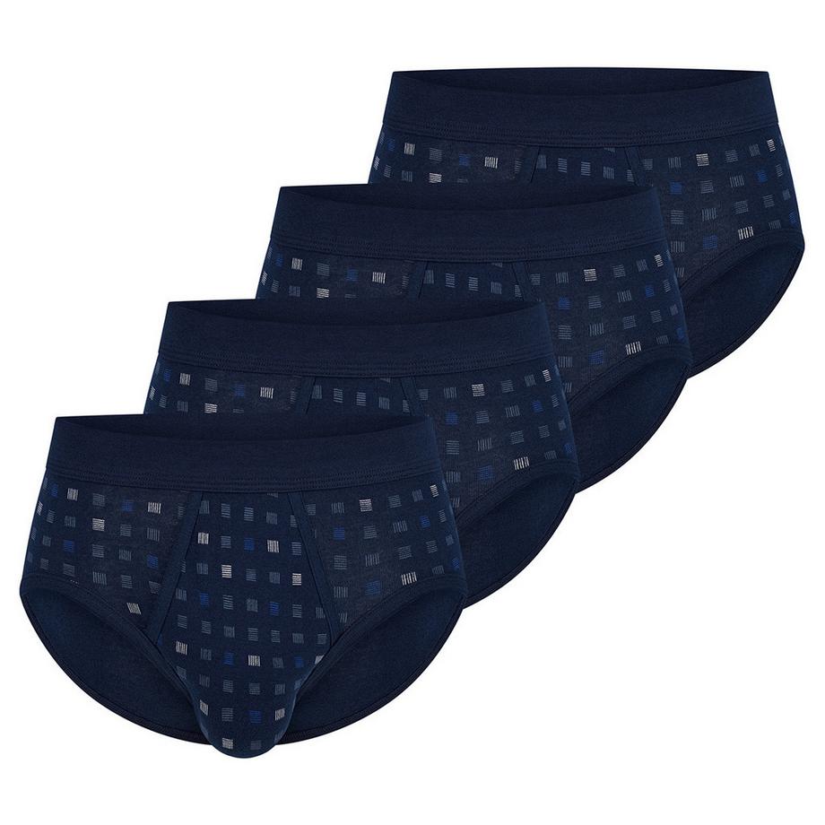 Cotton Essentials à fines côtes - lot de 4 - Slips