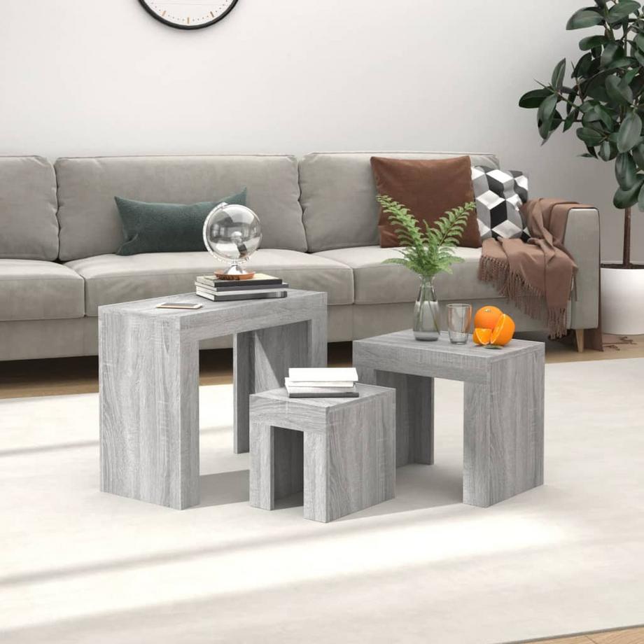 VidaXL Satztisch holzwerkstoff  
