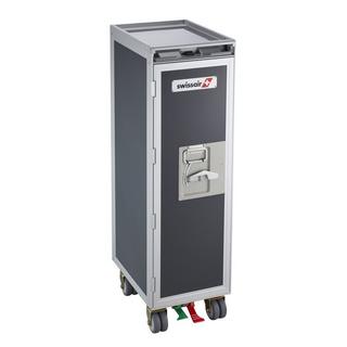 diaqua Flugzeug Trolley Swissair anthrazit, Swissair-Logo  