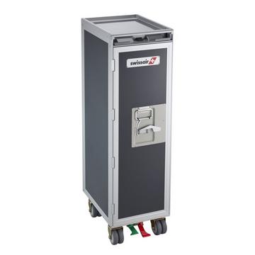 Flugzeug Trolley Swissair anthrazit, Swissair-Logo