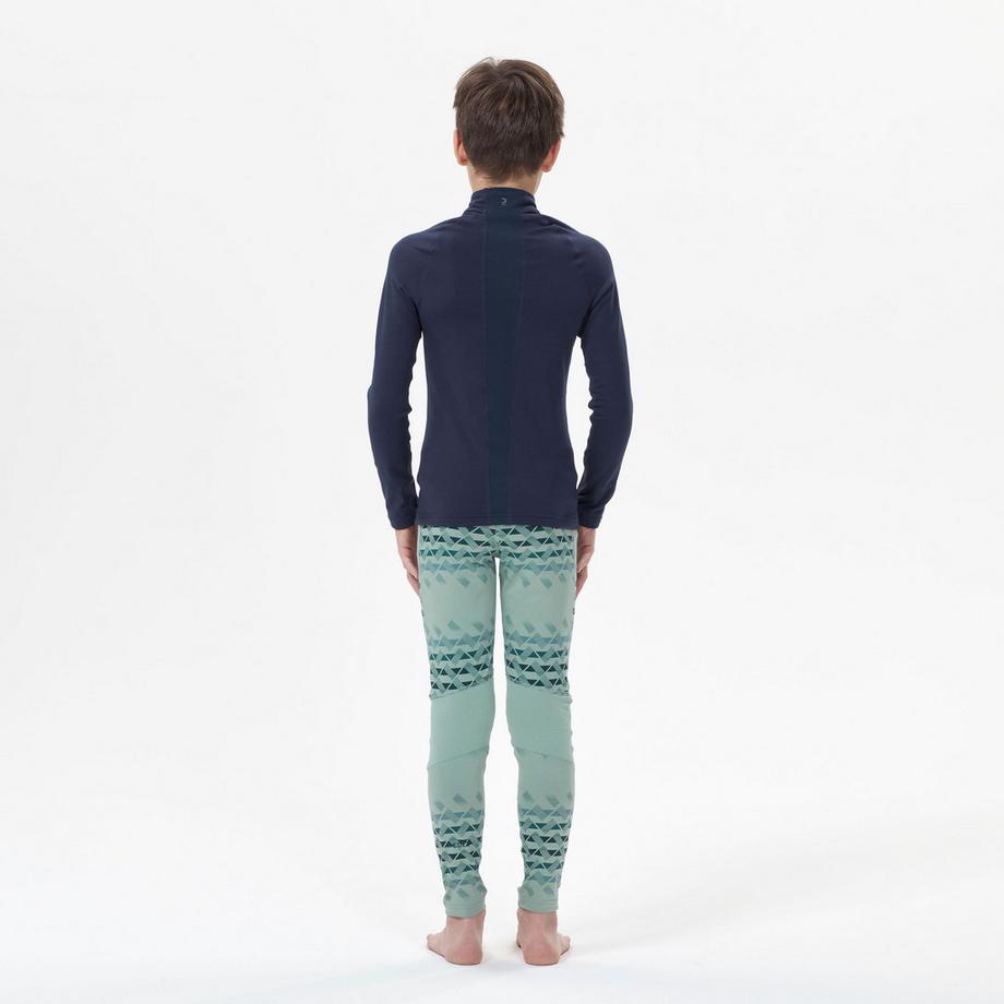 WEDZE  Intimo sci bambino maglia maniche lunghe poliestere 