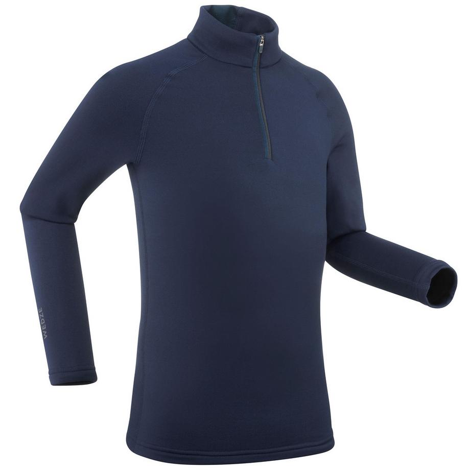WEDZE  Intimo sci bambino maglia maniche lunghe poliestere 