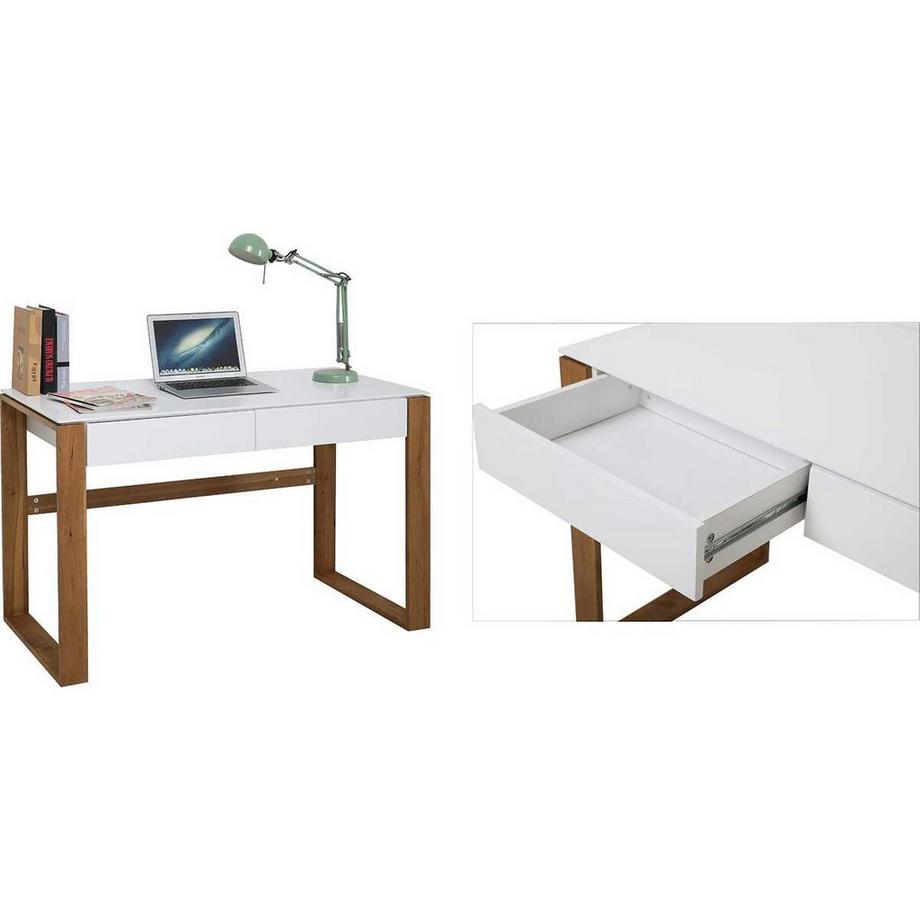 mutoni Scrivania Galeno bianco 120x60  