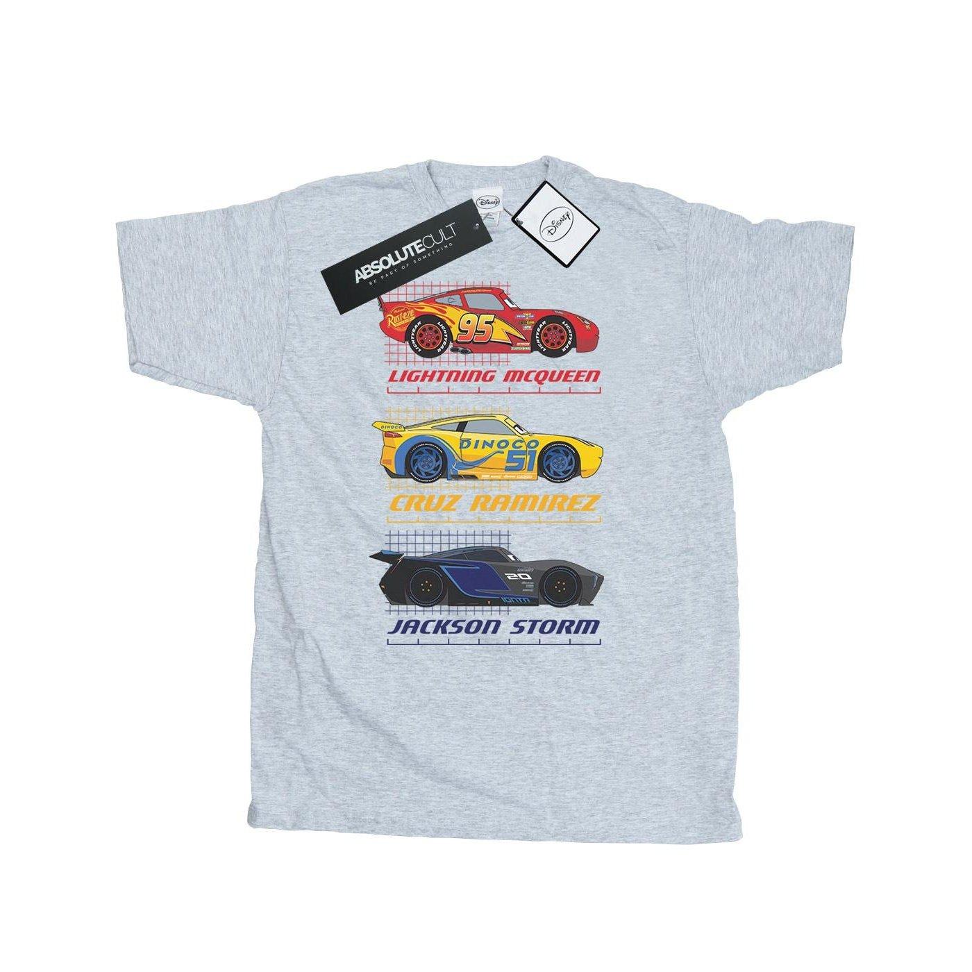 Image of Racer Profile Tshirt Herren Grau XL