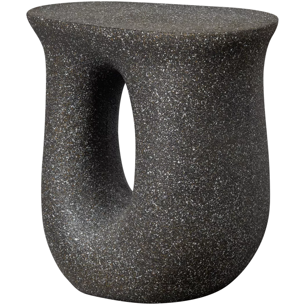 Tchibo - Woood Beistelltisch - 40x40x50cm - schwarz -