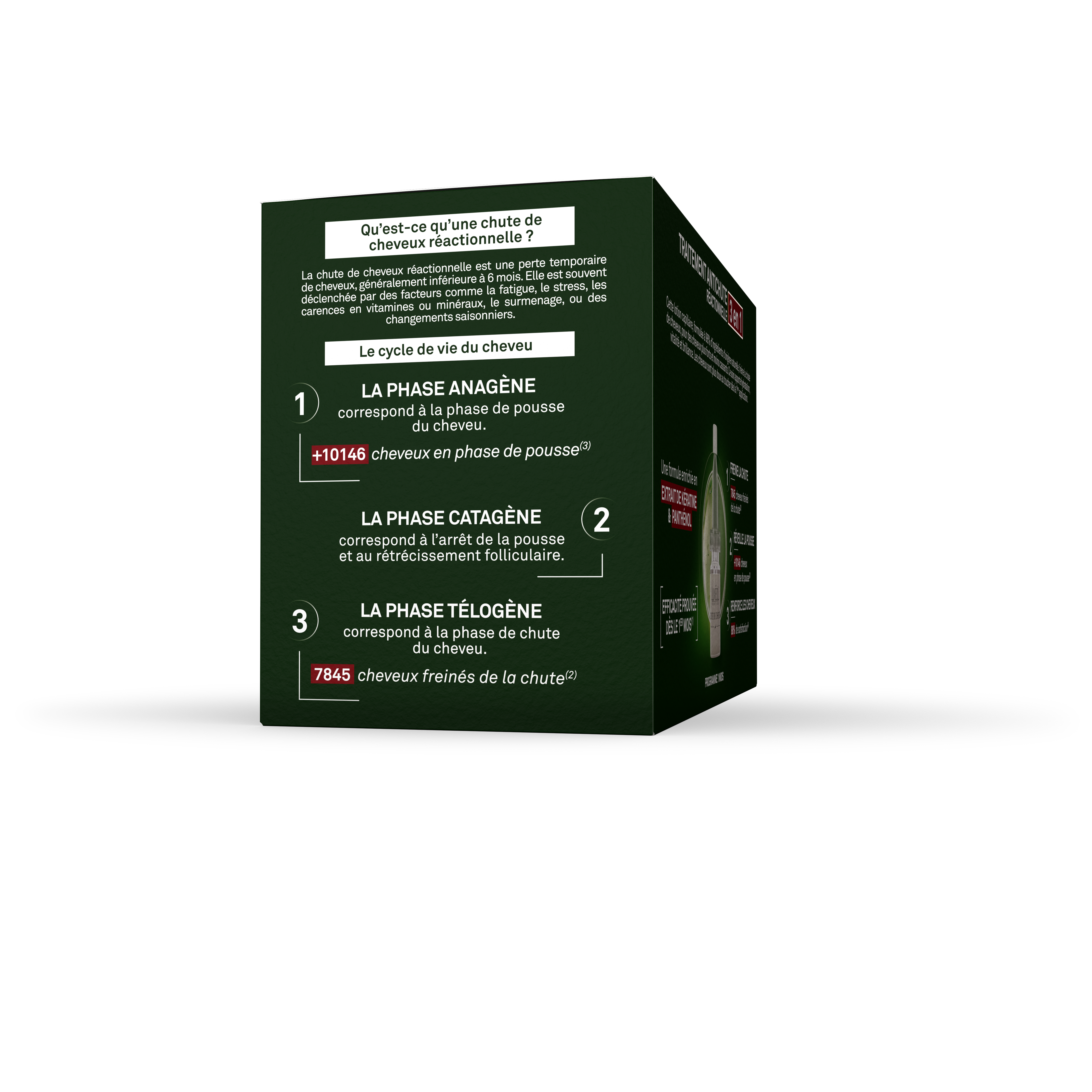 Luxéol  Traitement Antichute Réactionnelle 3 en 1 