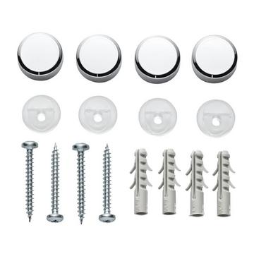 Pattes à glace A chrome / 4pcs