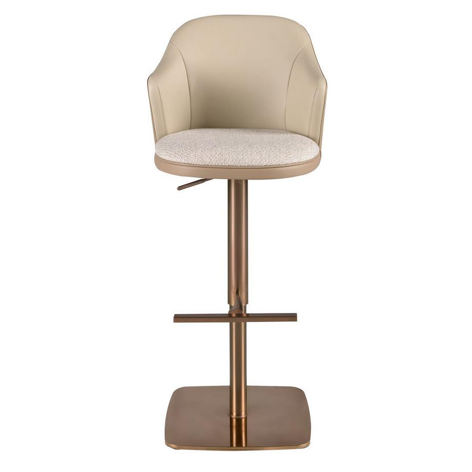 ANGEL CERDA Tabouret pivotant en tissu  