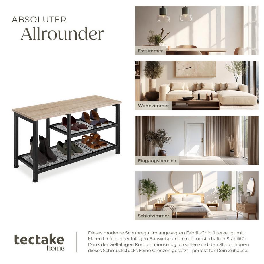 Tectake Scarpiera Taunton stile industriale  