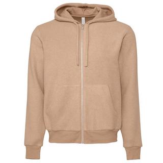 Bella + Canvas  Hoodie mit durchgehendem Reißverschluss 