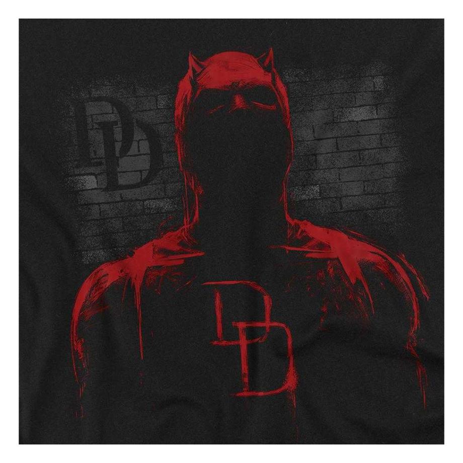 Daredevil  T-ShirtManches Longues Motiftyle Peinture Man Without Fear 