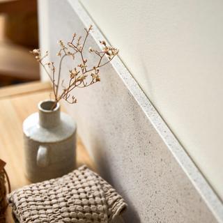 Tikamoon Crédence en terrazzo premium white 120 cm Ava  