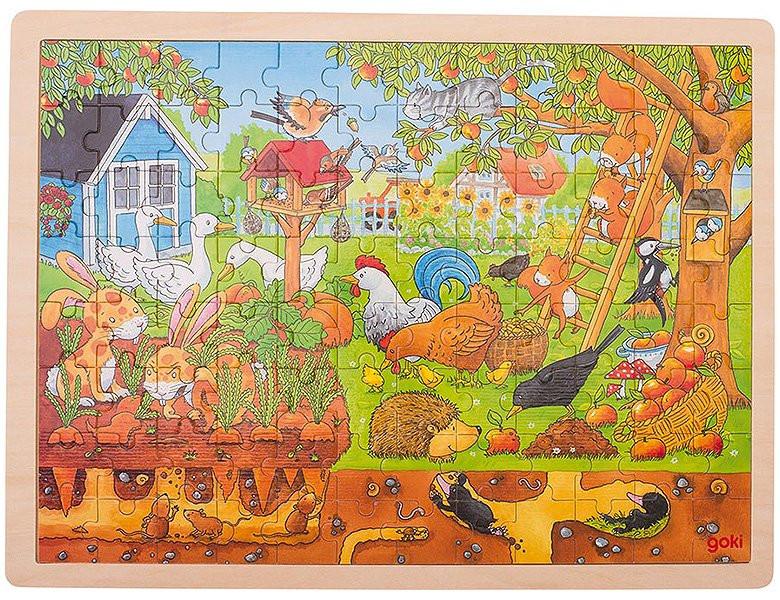 Image of Puzzle Unser Garten über und unter der Erde (96Teile)