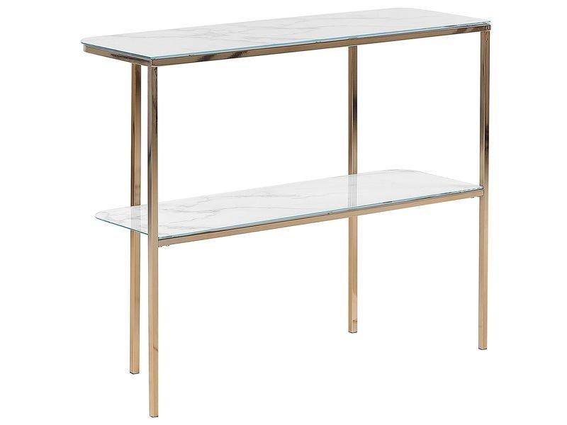 Beliani Console en Verre de sécurité Moderne CALVERT  