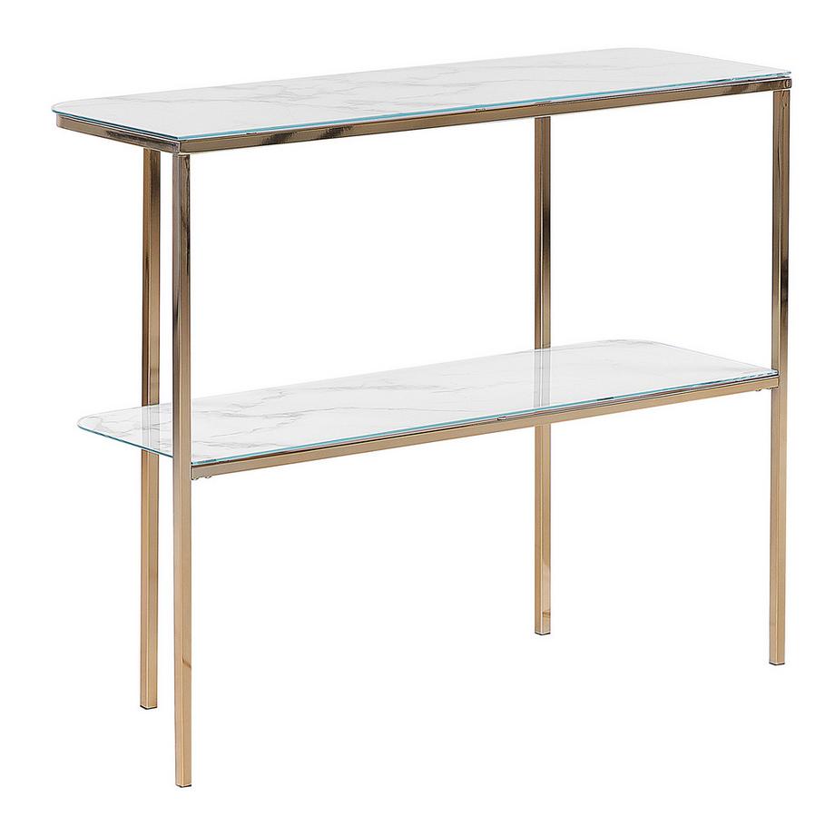 Beliani Konsolentisch aus Sicherheitsglas  CALVERT  