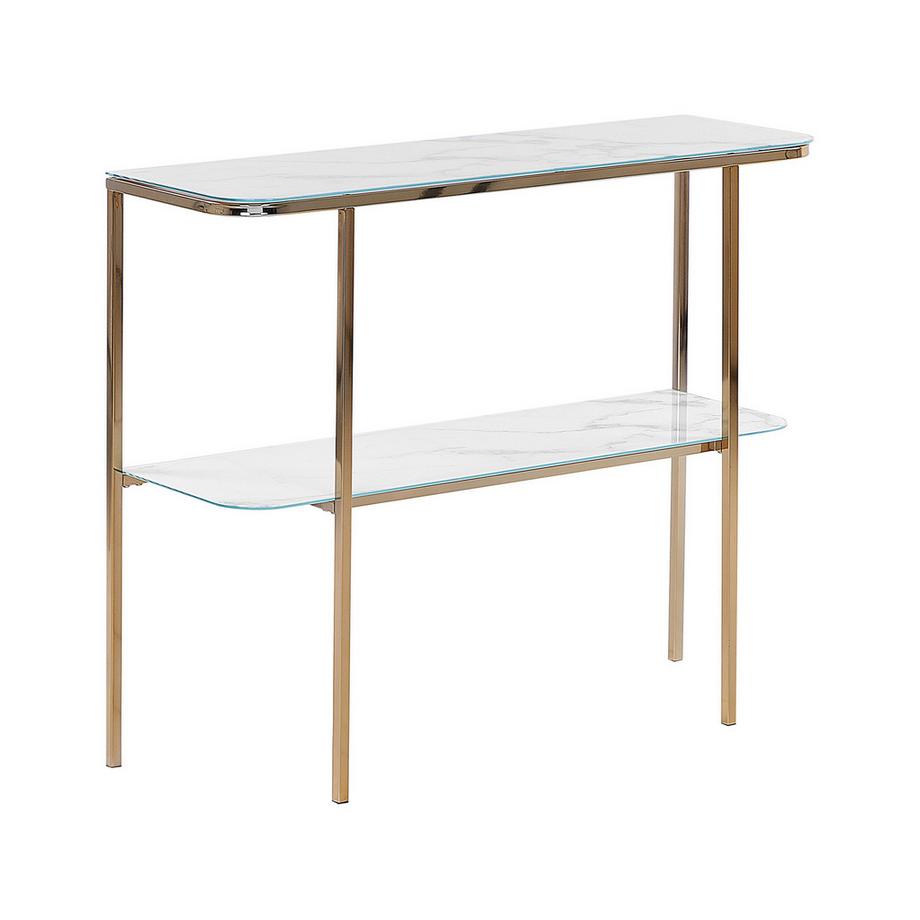 Beliani Konsolentisch aus Sicherheitsglas  CALVERT  