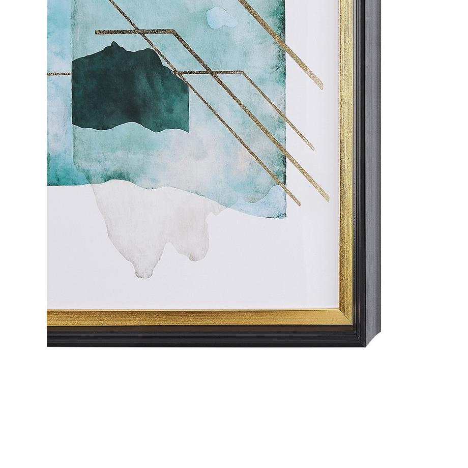 Beliani Imprimé mural encadré en Papier Moderne TOUBA  